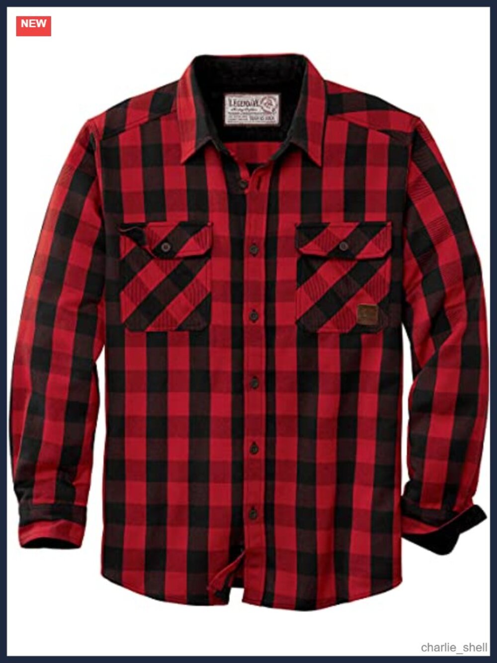 Heavyweight 6.5 oz Flannel Shirt Relaxed Fit Button Down Corduroy